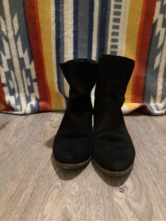Frye Shoes - Frye Black Suede Mid-Calf Ankle Booties